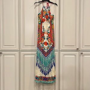 Patterned maxi dress